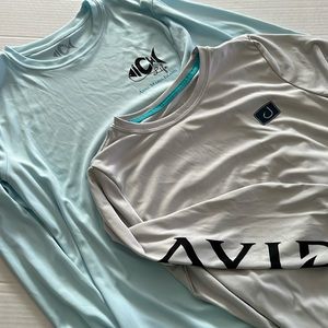 Set of Boys Long Sleeve UV Protection Tees.